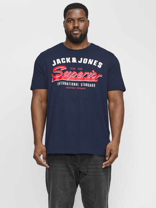 Produktbild Jack & Jones Jjelogo Tee Ss O-Neck 2 Col Aw24 S Pls (7XL)