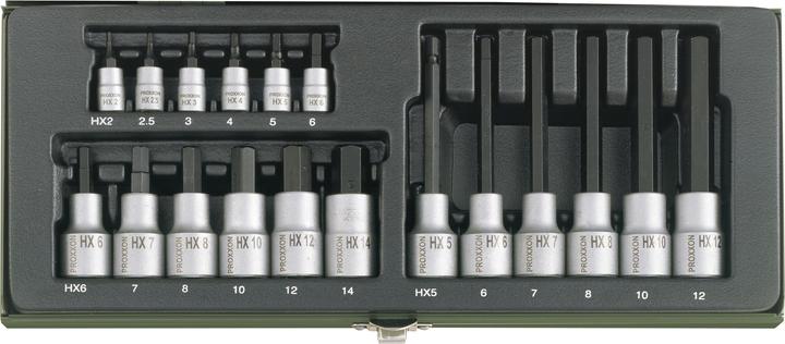 Produktbild Proxxon Steckschlüsselsatz (2.5/8", 10  mm, 7 mm, 12 mm, 6 mm)