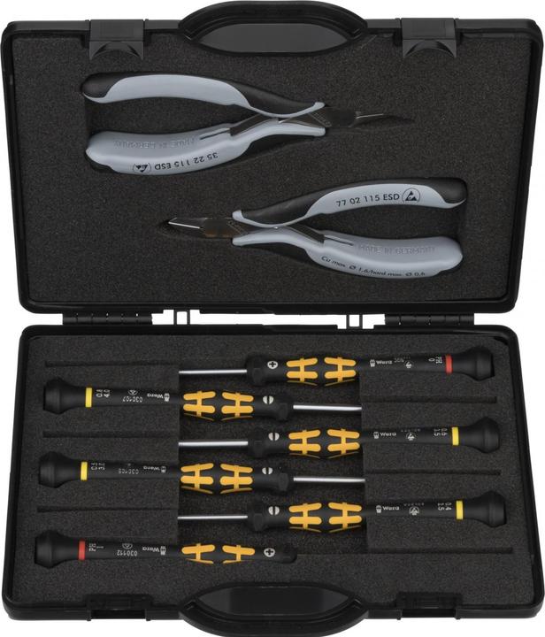 Immagine prodotto Knipex Elektronikzangen-Set (210 mm)