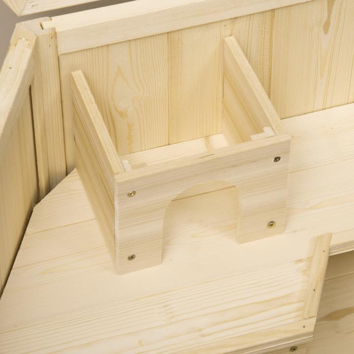 Image du produit PawHut Cage pour petits animaux avec plexiglas PS