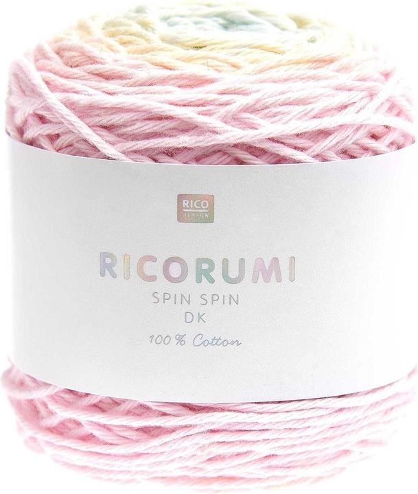 Rico Design Wool Ricorumi Spin Spin 50 g, Rainbow (115 m)