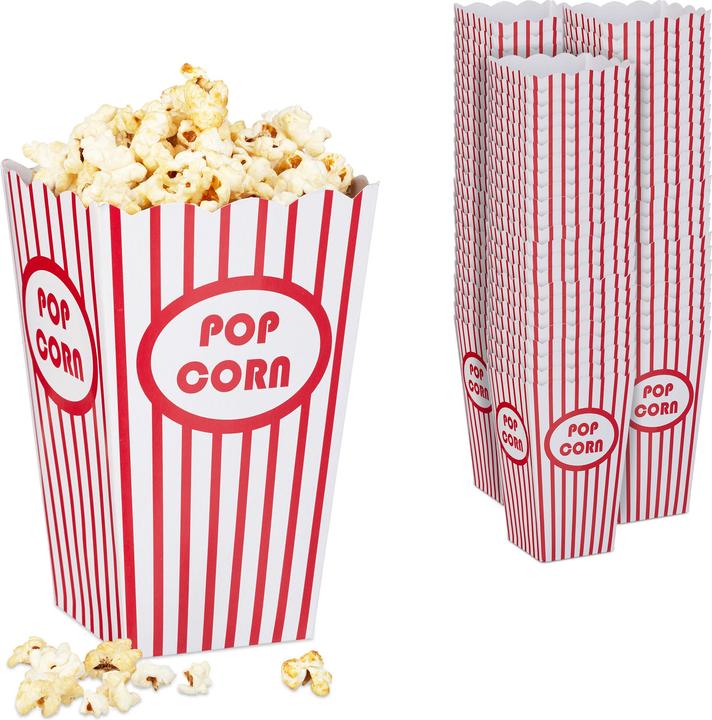 Actual product image Relaxdays 72x popcorn bags (72 x)