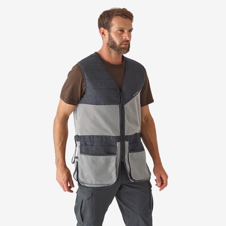 Immagine prodotto Solognac Gilet da caccia 100 grigio/nero