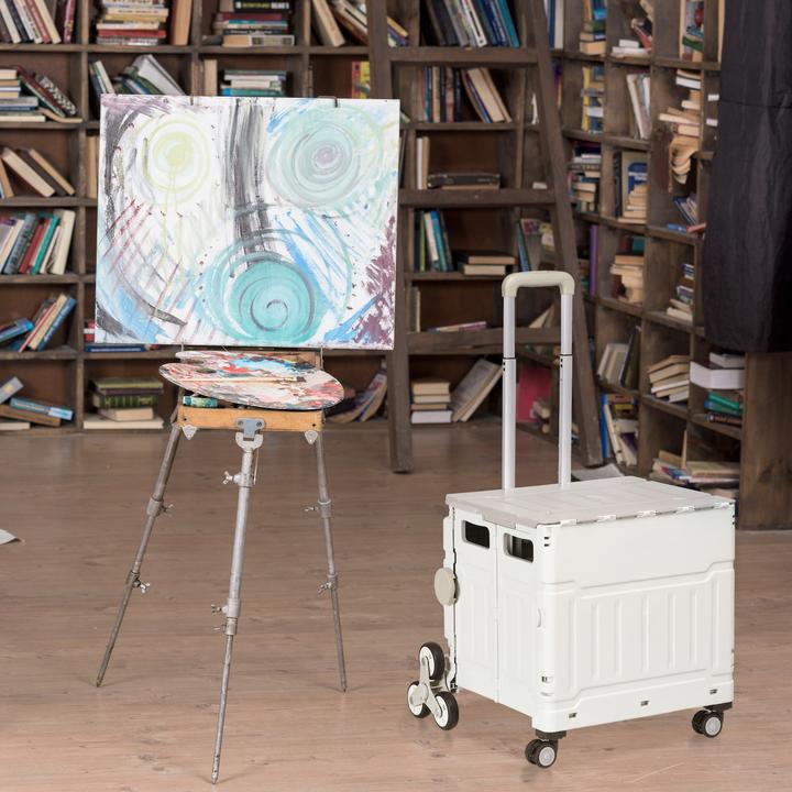 Immagine prodotto Homcom Carrello spesa con manico telescopico