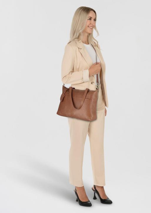 Produktbild Burkely Natural Norah Shopper Tasche Leder 36 cm Laptopfach (10 l)