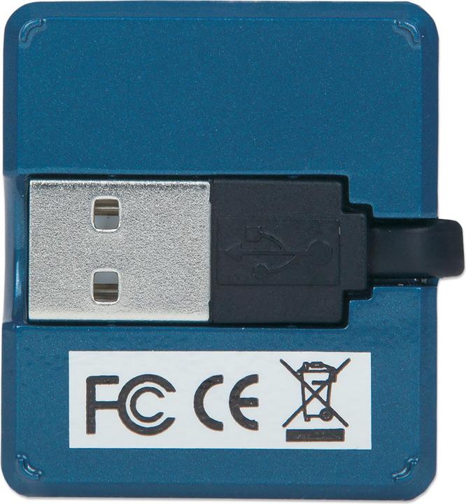 Produktbild Manhattan 4 Port USB 2.0-Hub (USB-A, 4 Ports)