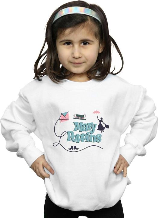 Actual product image Disney Girls Mary Poppins Logo Sweatshirt (152, 158)