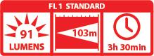 Actual product image Coast HP1 Flashlight - Box (14.70 cm, 190 lm)