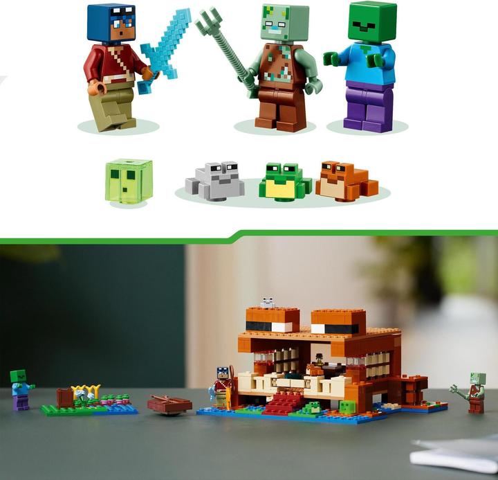 Image du produit LEGO La maison des grenouilles (21256, LEGO Minecraft)