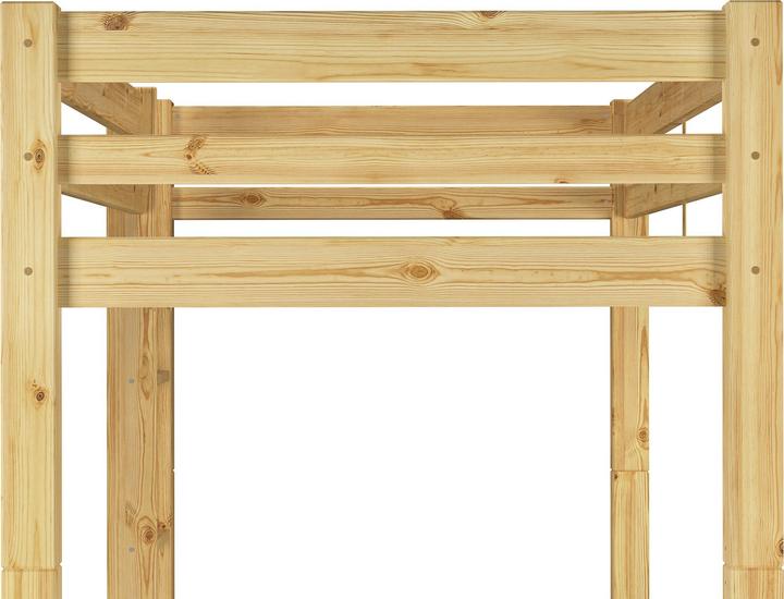 Produktbild Erst-Holz Stockbett Etagenbett Kinderzimmer Kiefer + Rollrost 90x200 Hochbett Kinderbett 60.09-09 (90 x 200 cm)
