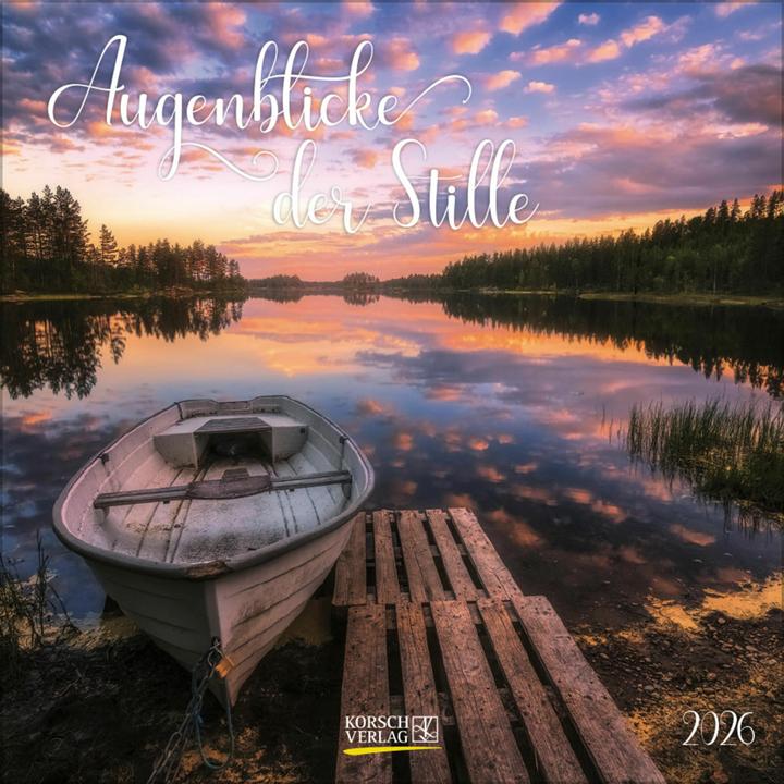 Produktbild Augenblicke der Stille 2026 (30 x 30 cm, Harter Einband, Französisch, Englisch)