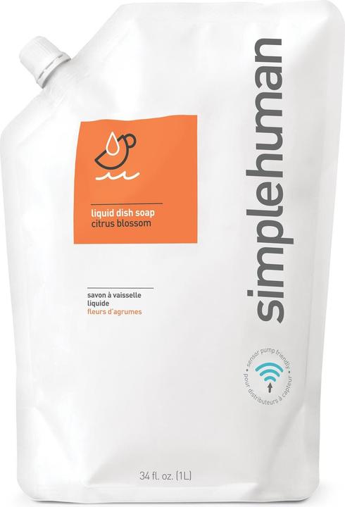 Simplehuman Savon pour les mains Fleur d'agrumes 1000 ml (Savon liquide, 1000 ml)