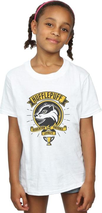 Immagine prodotto Hufflepuff Toon Crest Maglietta Ragazze (152, 158)