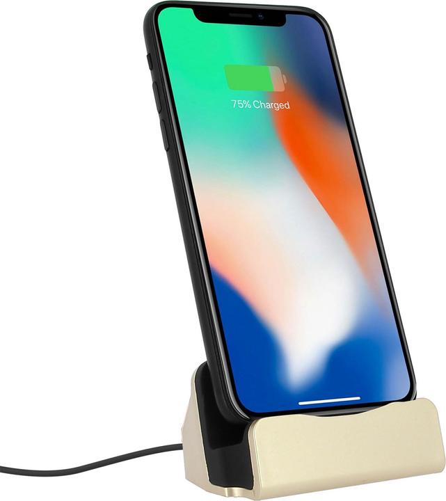 Actual product image Avizar iPhone charging station Charging & synchronisation with Lightning connector - Gold