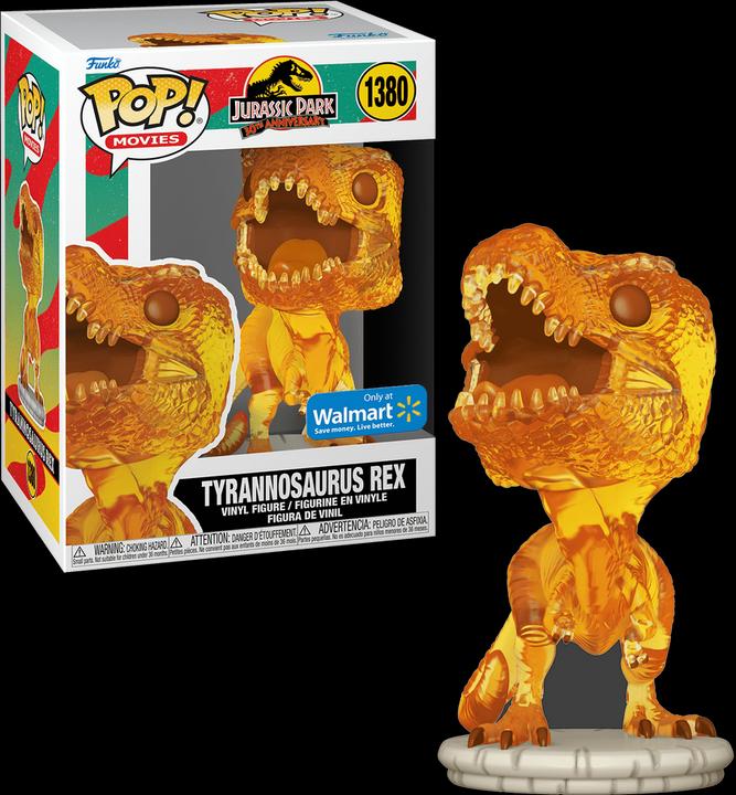 Image du produit Funko POP! Jurassic Park Tyrannosaurus Rex (Amber) Exclusive