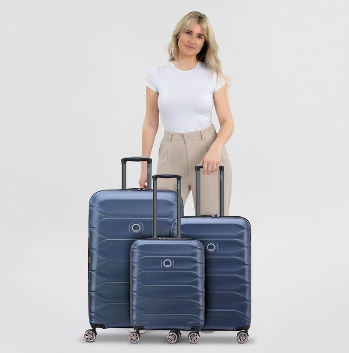 Image du produit Delsey Meteor Ensemble de valises à 4 roulettes 3 pièces avec soufflet extensible (221 l, XL (à partir de 115l))