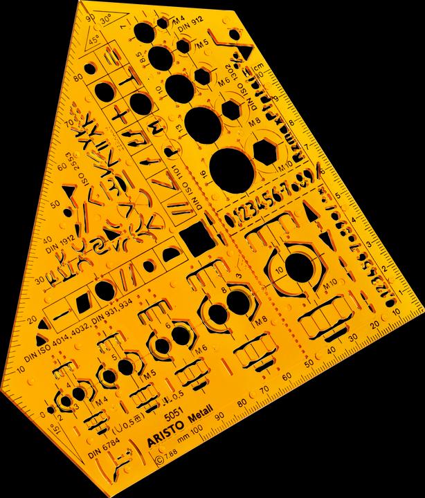 Produktbild Aristo Schablone (15.50 cm)