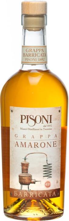 Actual product image Pisoni Grappa Amarone Barricata