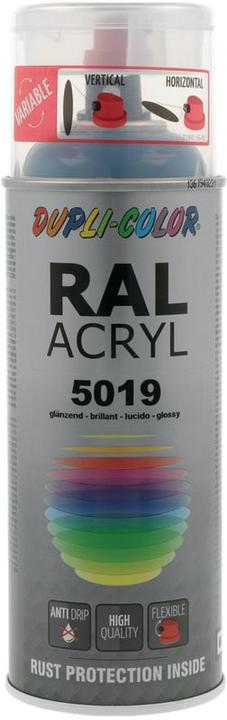 Immagine prodotto Dupli-Color Lacca acrilica lucida RAL 5019 blu capri (Capri blu, 0.40 l)