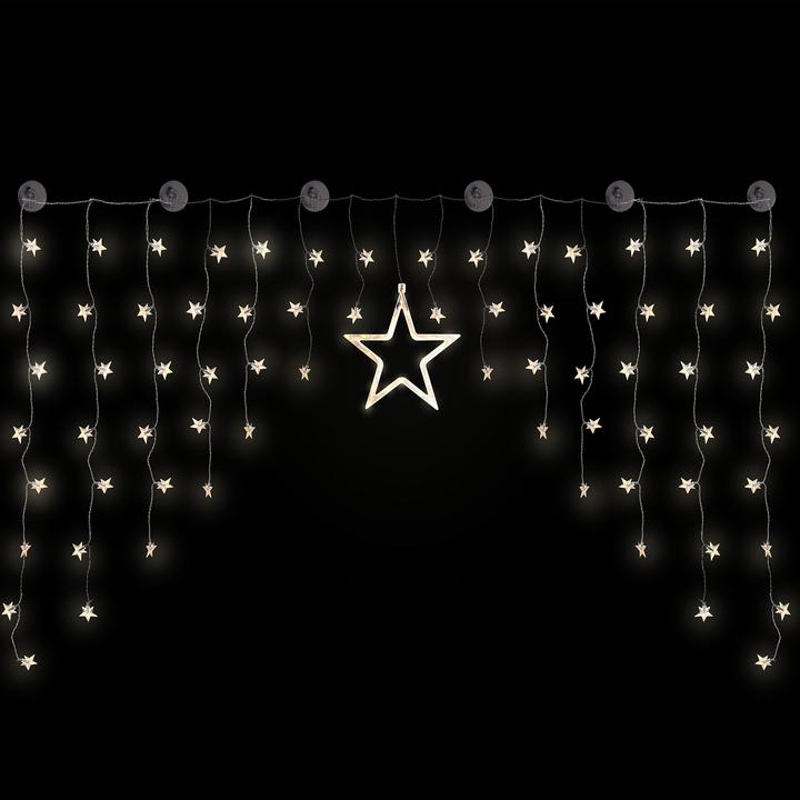 Actual product image Inda-Exclusiv LED Star Curtain Star Rain with 90 LED
