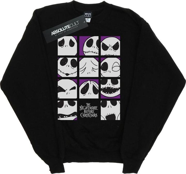 Produktbild Disney Nightmare Before Christmas Many Faces Of Jack Squares Sweatshirt (XL)