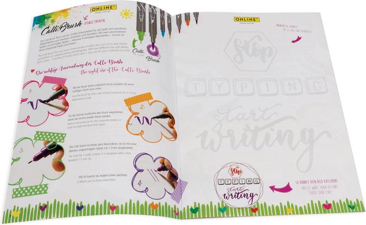 Actual product image Online Handlettering set (Blue, 1 x)