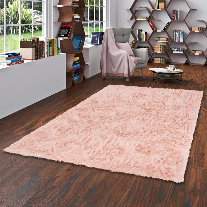 Actual product image Pergamon Luxury Super Soft Fur Rug Aspen Melted (70 x 140 cm)