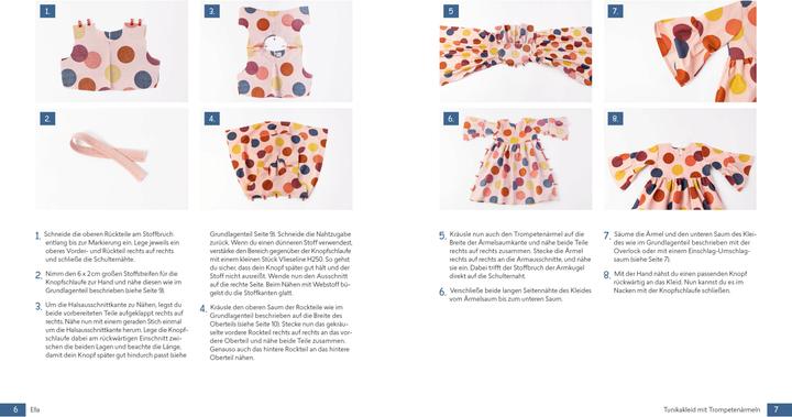 Produktbild Minimode selbstgenäht – Kinderkleidung aus Baumwollstoffen, Musselin und Co. nähen (Deutsch, Anja Fürer, 2019)