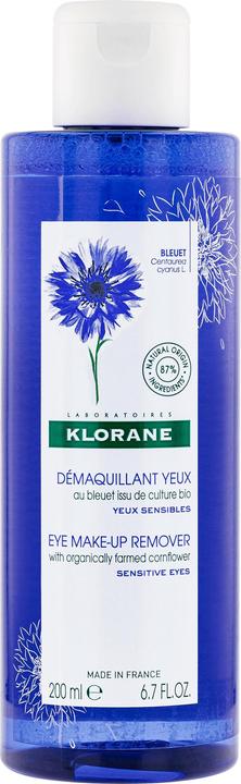 Klorane Augen-Make-up-Entferner mit BIO-Kornblume Empfindliche Augen (Make-Up Entferner, 200 ml)
