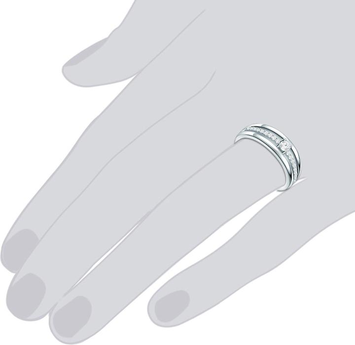 Image du produit Rafaela Donata Femme argent sterling zirconium argent - 15212 (52, Argent 925)