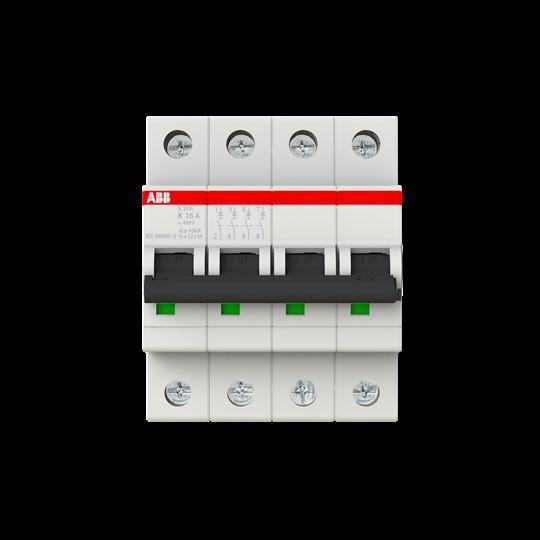 Immagine prodotto ABB S204-K16 Interruttore automatico 16A pro M compatto 4 poli 6kA