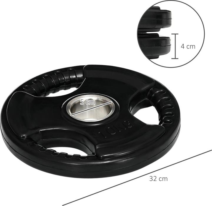 Actual product image SportNow Weight plate with 5 cm hole (2 x 10 kg)