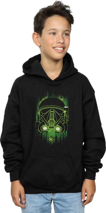 Produktbild Star Wars Rogue One Death Trooper Green Helmet Kapuzenpullover Jungen (128)