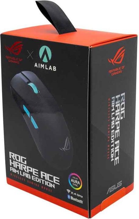 Actual product image ASUS ROG Harpe Ace Aim Lab Edition (Wireless, Cable)