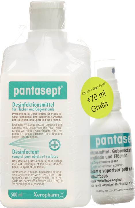 Pantasept Desinfektion Lösung Set 430 + 70ml (430 ml)