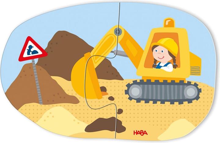 Produktbild Magni HABA 6 erste Puzzles Baustelle (18 Teile)