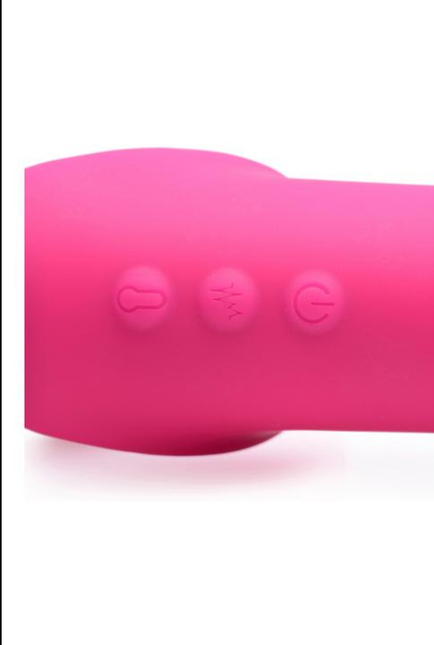 Immagine prodotto XR Brands Dildo senza spalline vibrante GPulse con telecomando rosa