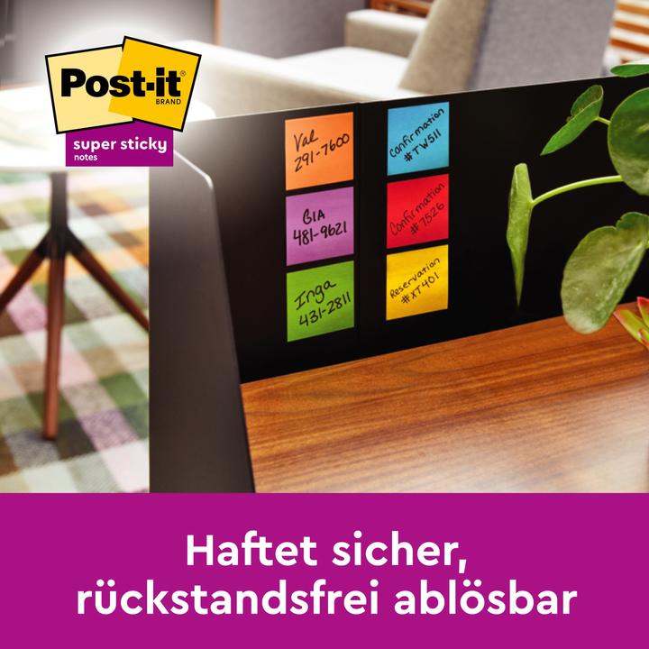 Image du produit Post-it Super Sticky Notes Rio (48 x 48 mm)