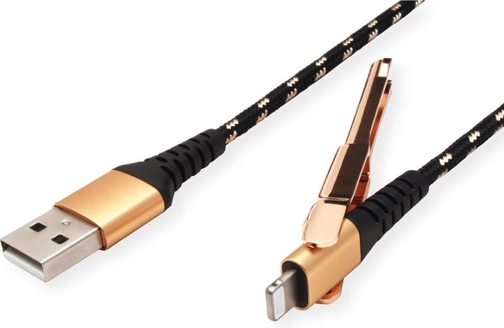 Produktbild Roline Gold Lightning-Kabel (1 m, USB 2.0)