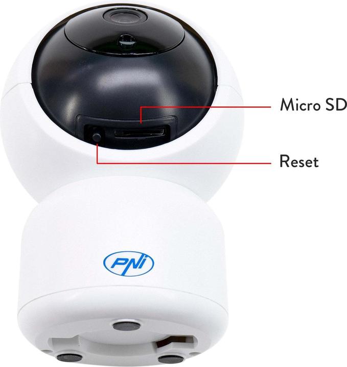 Image du produit PNI Caméra de surveillance IP390T 1080P avec PTZ WiFi H264 (1280 x 1080 pixels)