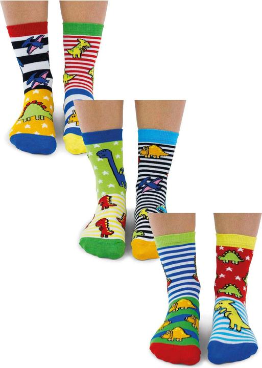 Immagine prodotto United Oddsocks Sockasaurus (confezione da 3, 27 - 30)