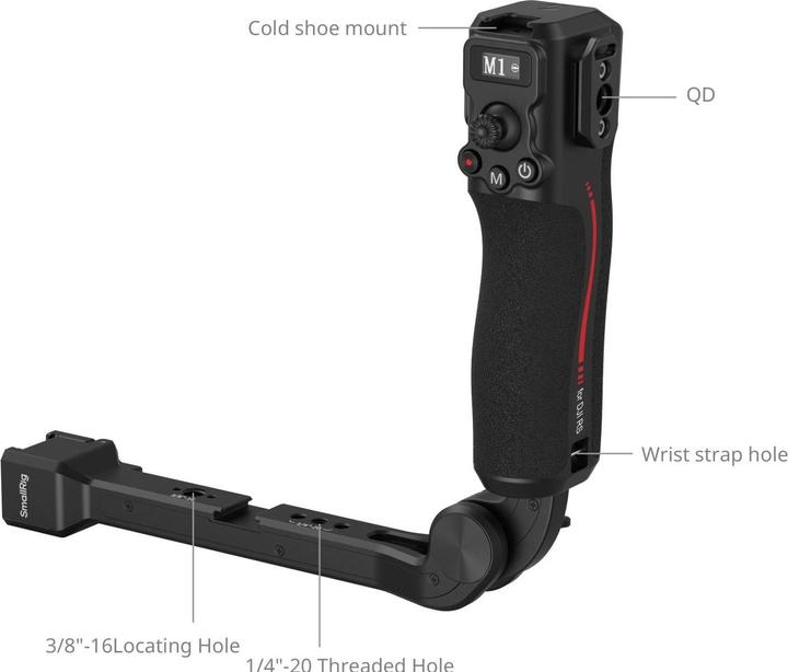 Actual product image SmallRig 4327 Focus Control Dual Grip for DJI RS Series (Gimbal handle)