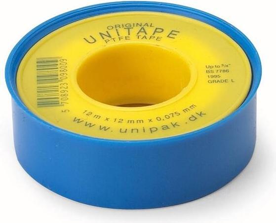 Produktbild Unipak Thread Sealing Tape 12Mm X 12M (57 mm)