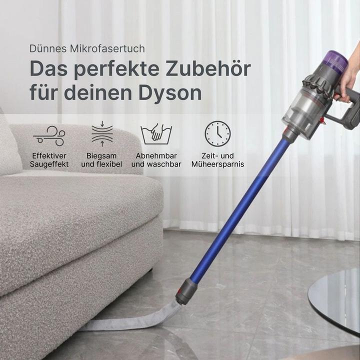 Produktbild Hermex Mikrofasertuch Staubwedel Reinigungstuch Aufsatz für Dyson Staubsauger