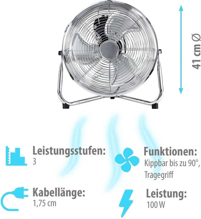Grafner Ventilatore da tavolo 41cm