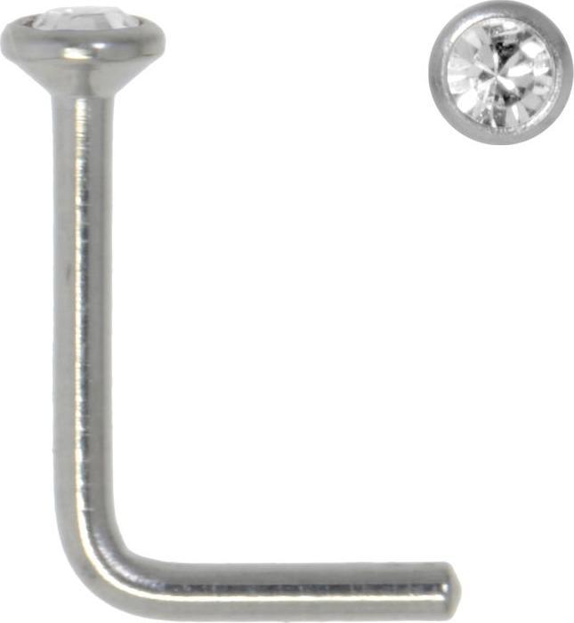 Actual product image Bijouteria Nose piercing (Stainless steel, Crystal)