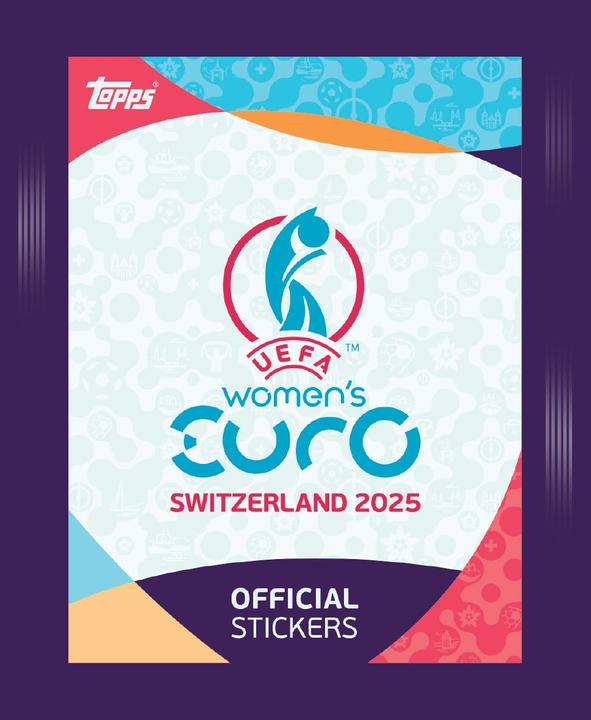 Image du produit Topps Women's Euro 2025 Sticker Displaybox (Affichage du booster)
