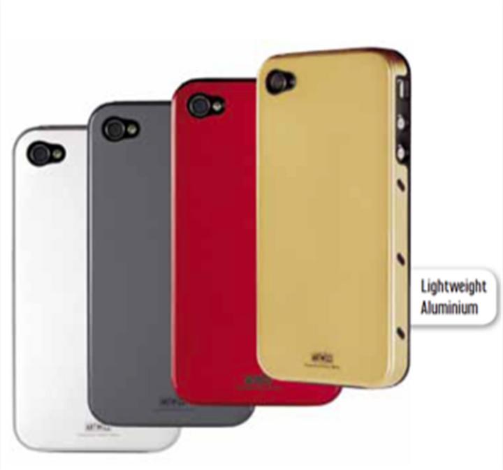 Actual product image Artwizz SeeJacket Alu for iPhone 4/4S Wine Red (Apple iPhone 4)