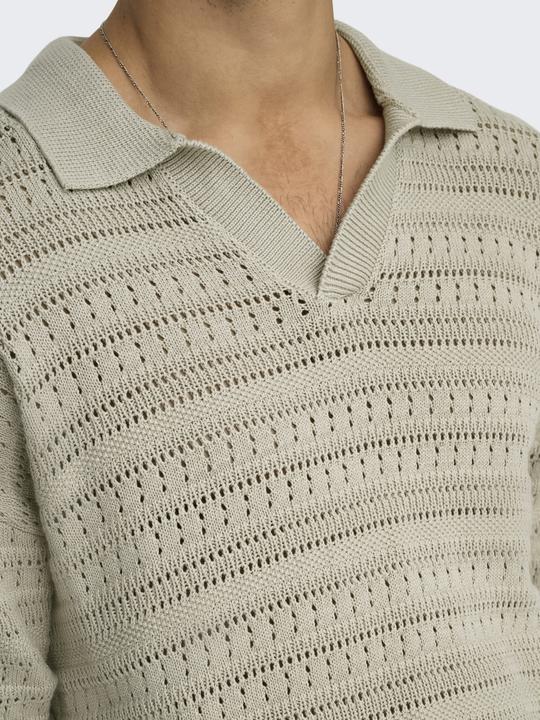 Immagine prodotto Only & Sons Onsgrayson Ds 5 Chochet Polo Knit (XS)