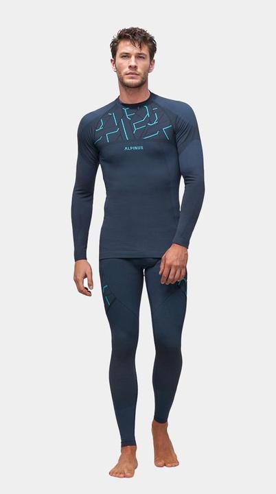 Image du produit Alpinus Hommes Tactical Gausdal Set Graphite-Bleu Sous-vêtements Thermoactifs SI8907-SI8911 S (S)
